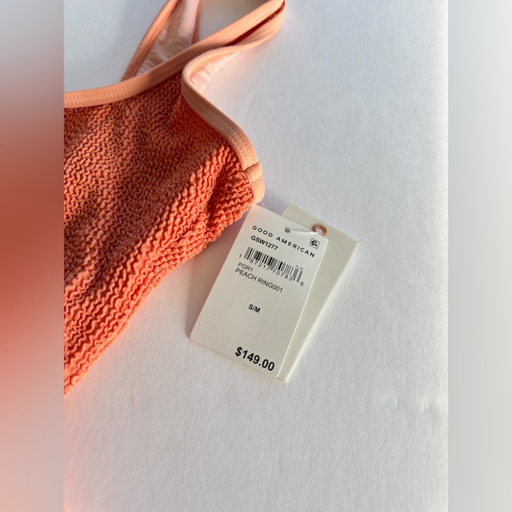 Good American Always Fits Ombre Swimsuit, Peach Ring, Nee With Tags - Picture 5 of 11